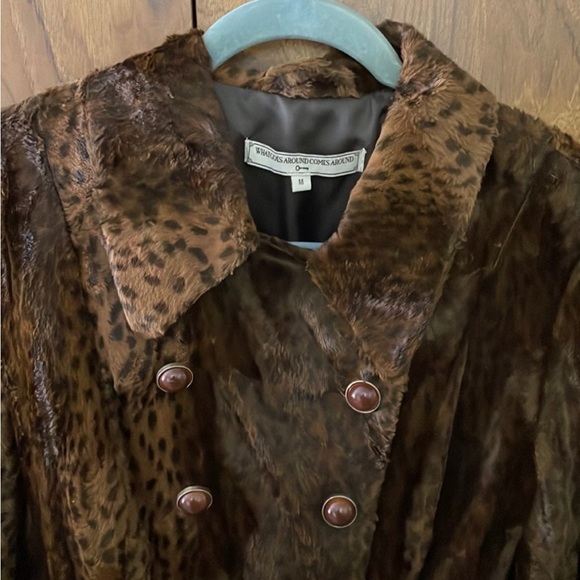NWO Gorgeous Leopard Calf  Hair Jacket Size Med$1150.00 SOLD - Picture 9 of 11